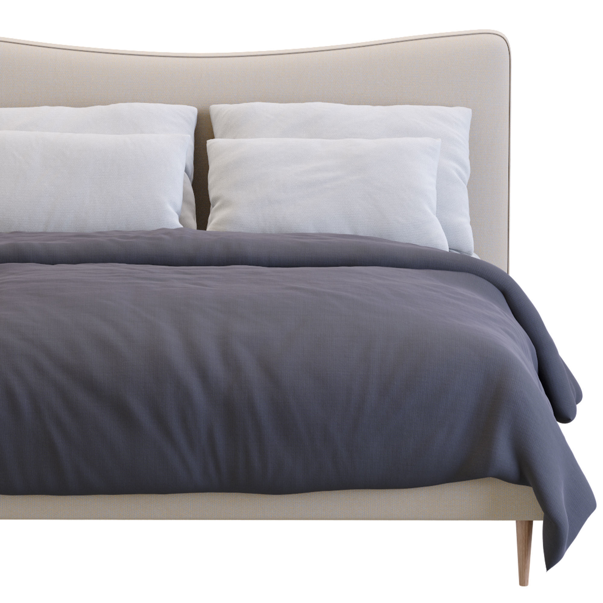 Myla Bed By West Elm 3D model_31