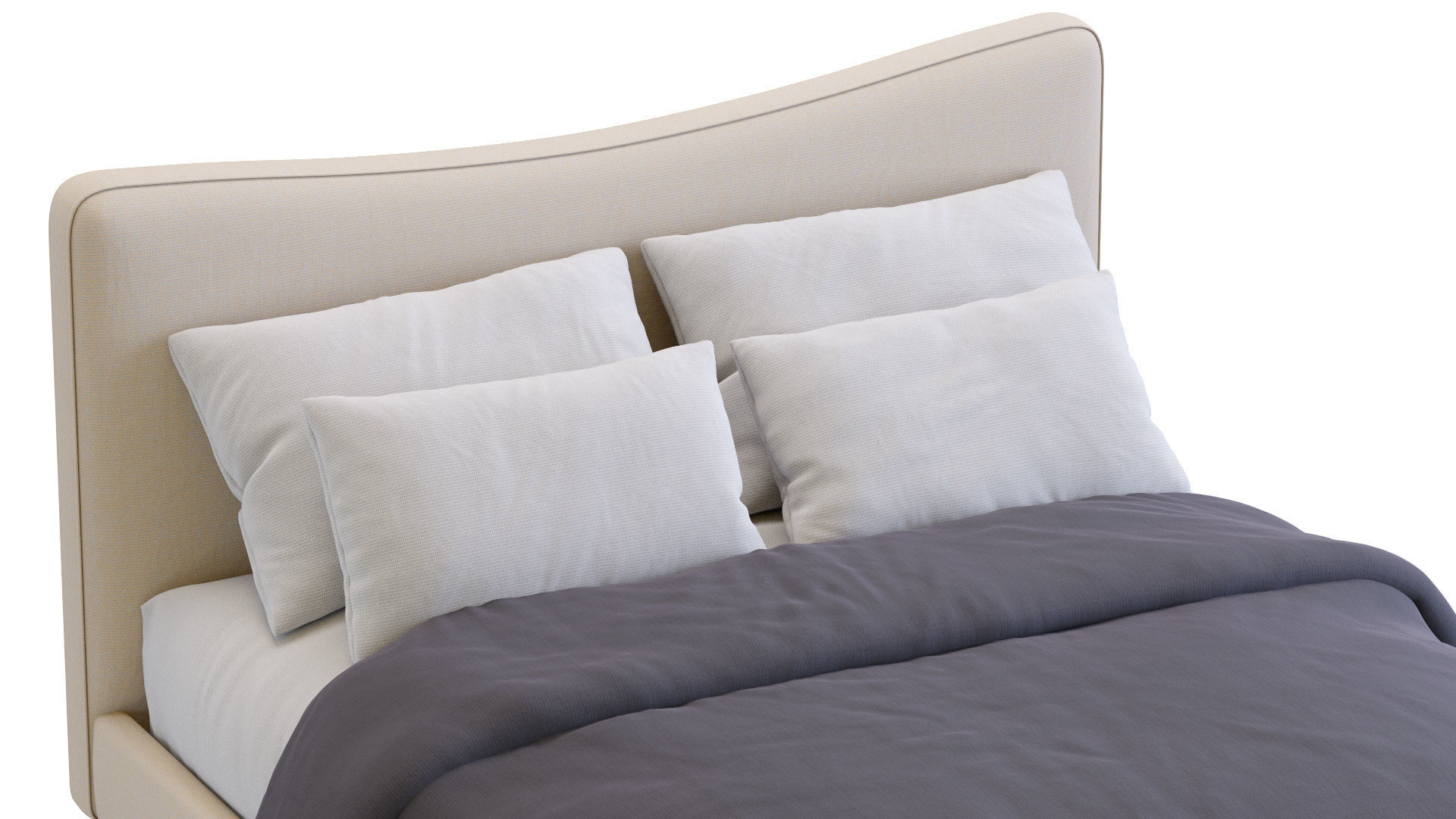 Myla Bed By West Elm 3D model_17