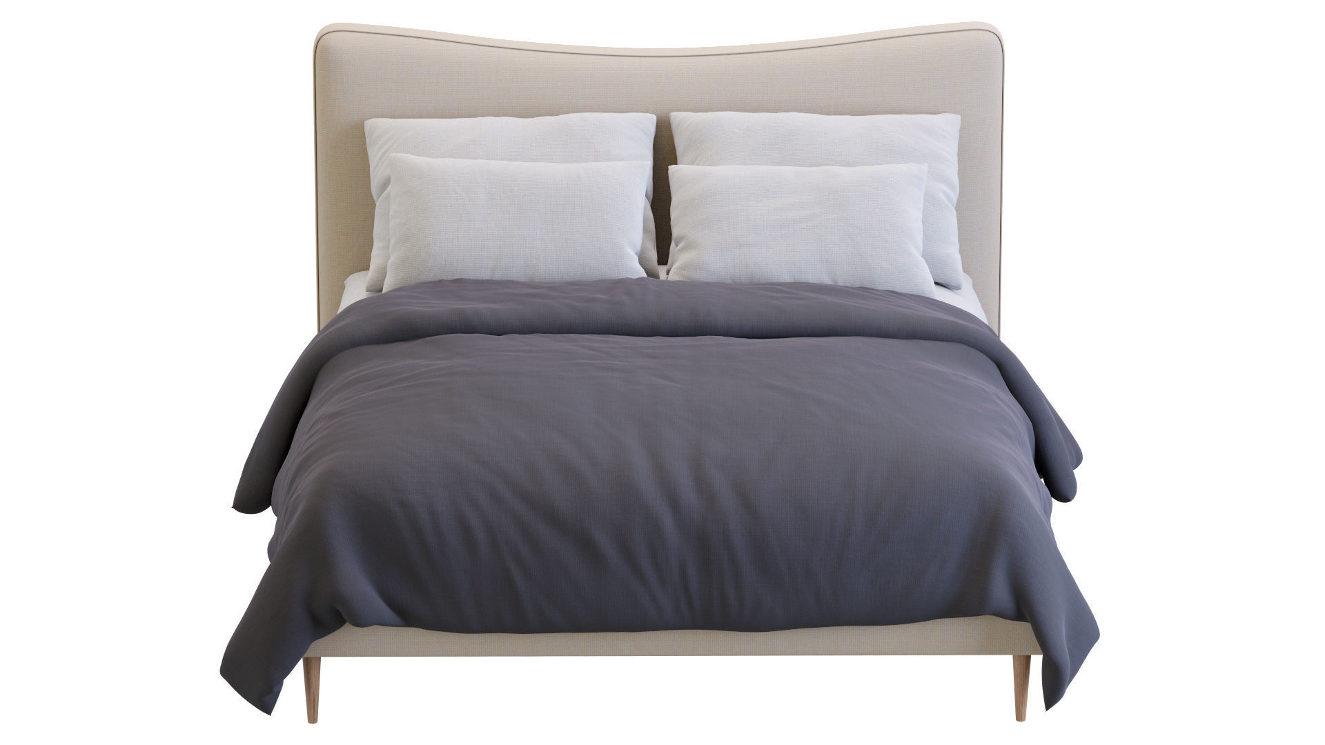 Myla Bed By West Elm 3D model_18