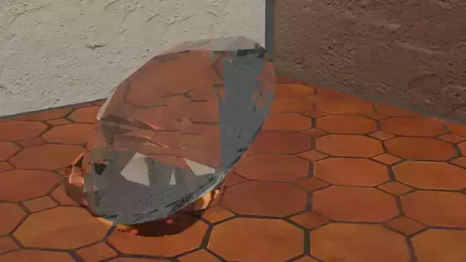 Basic Diamond Low-poly 3D model