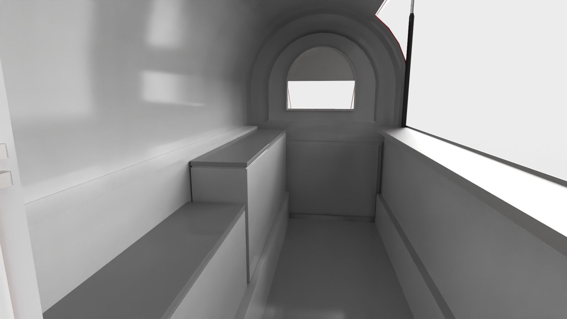 Camper Food Cart 3D model_9