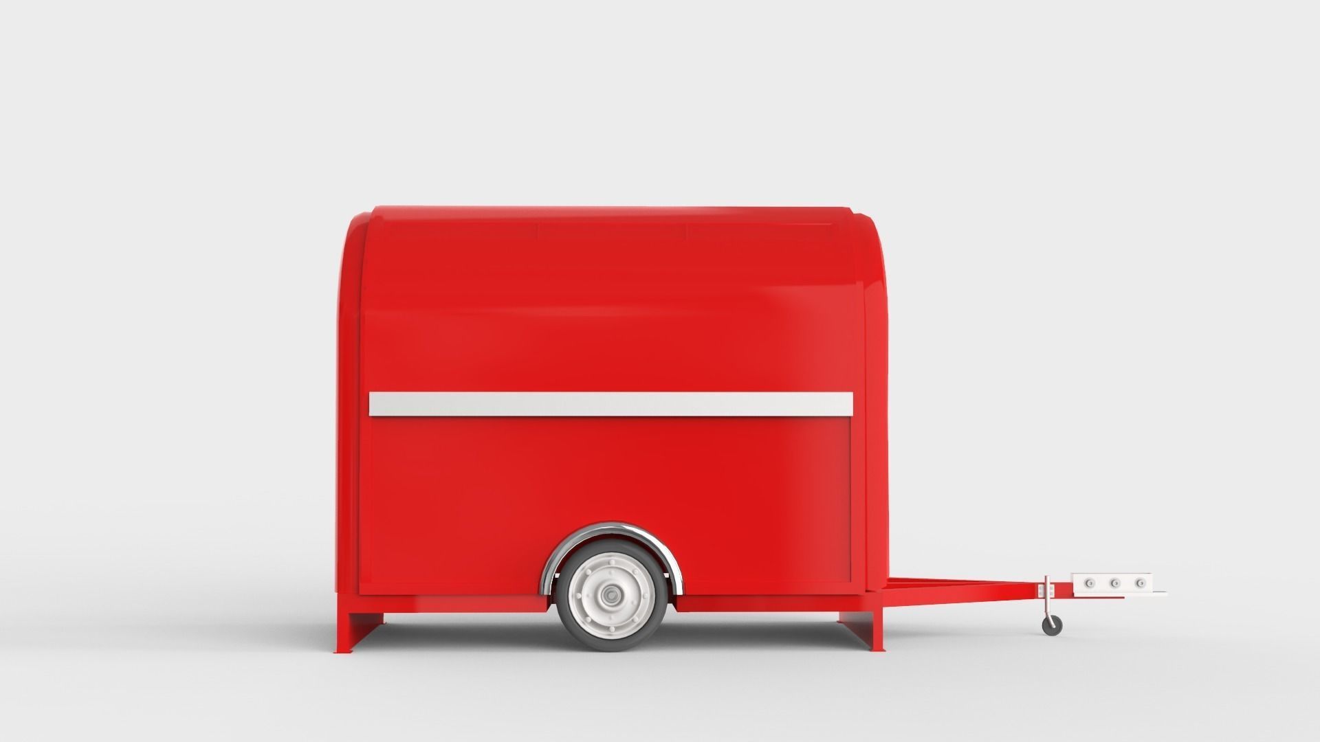 Camper Food Cart 3D model_15
