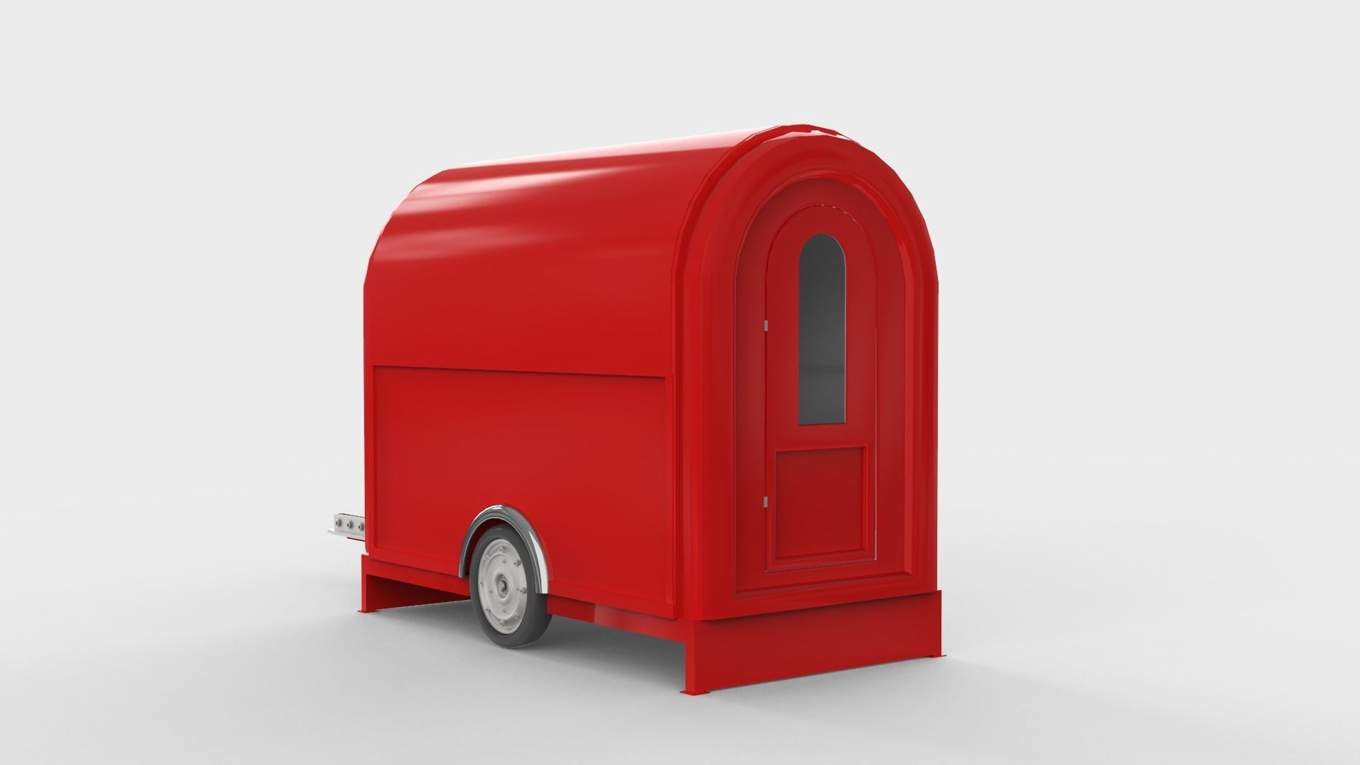 Camper Food Cart 3D model_13