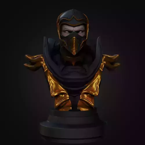 Scorpion Bust Mortal Kombat