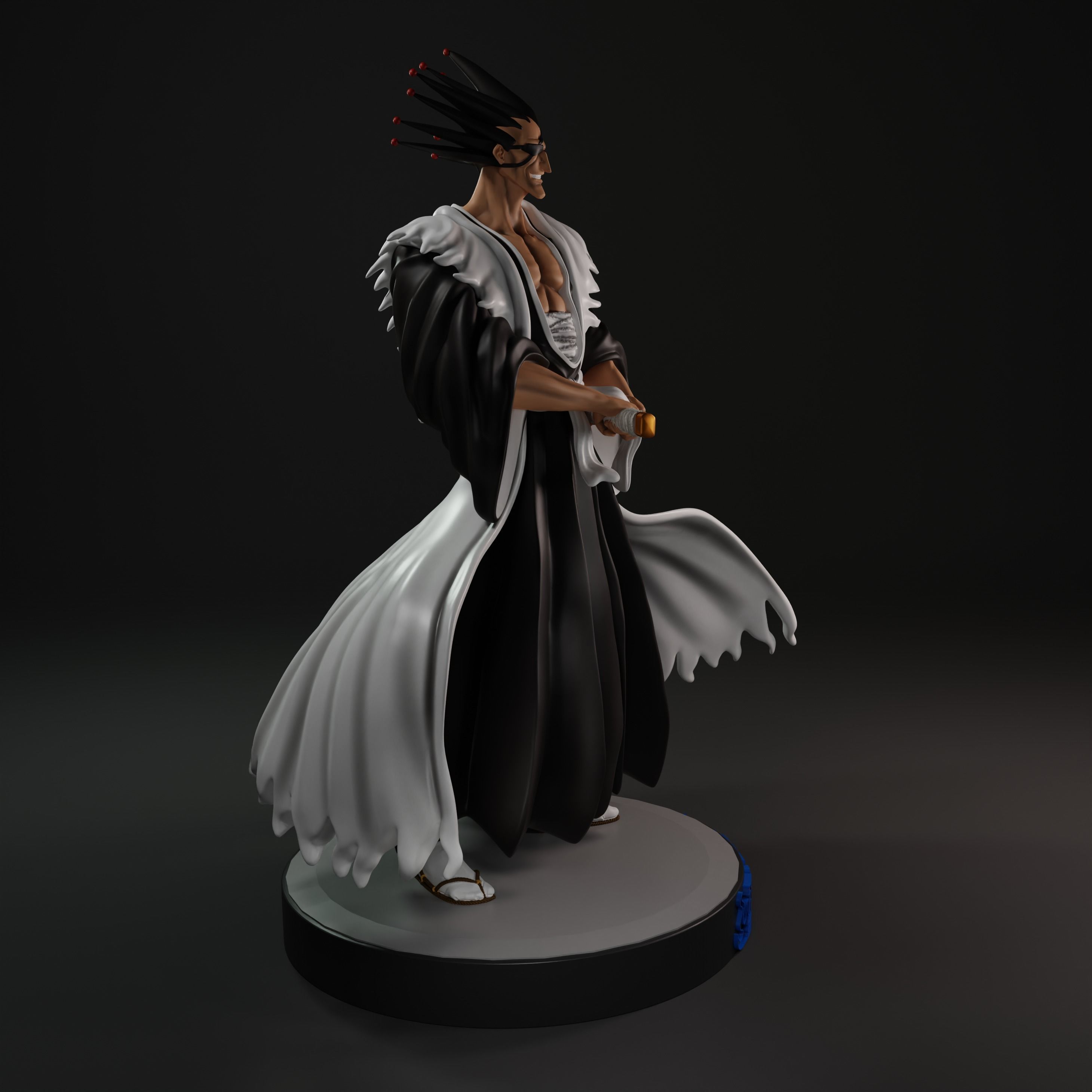 Zaraki Kenpachi Bleach 3D print model_4