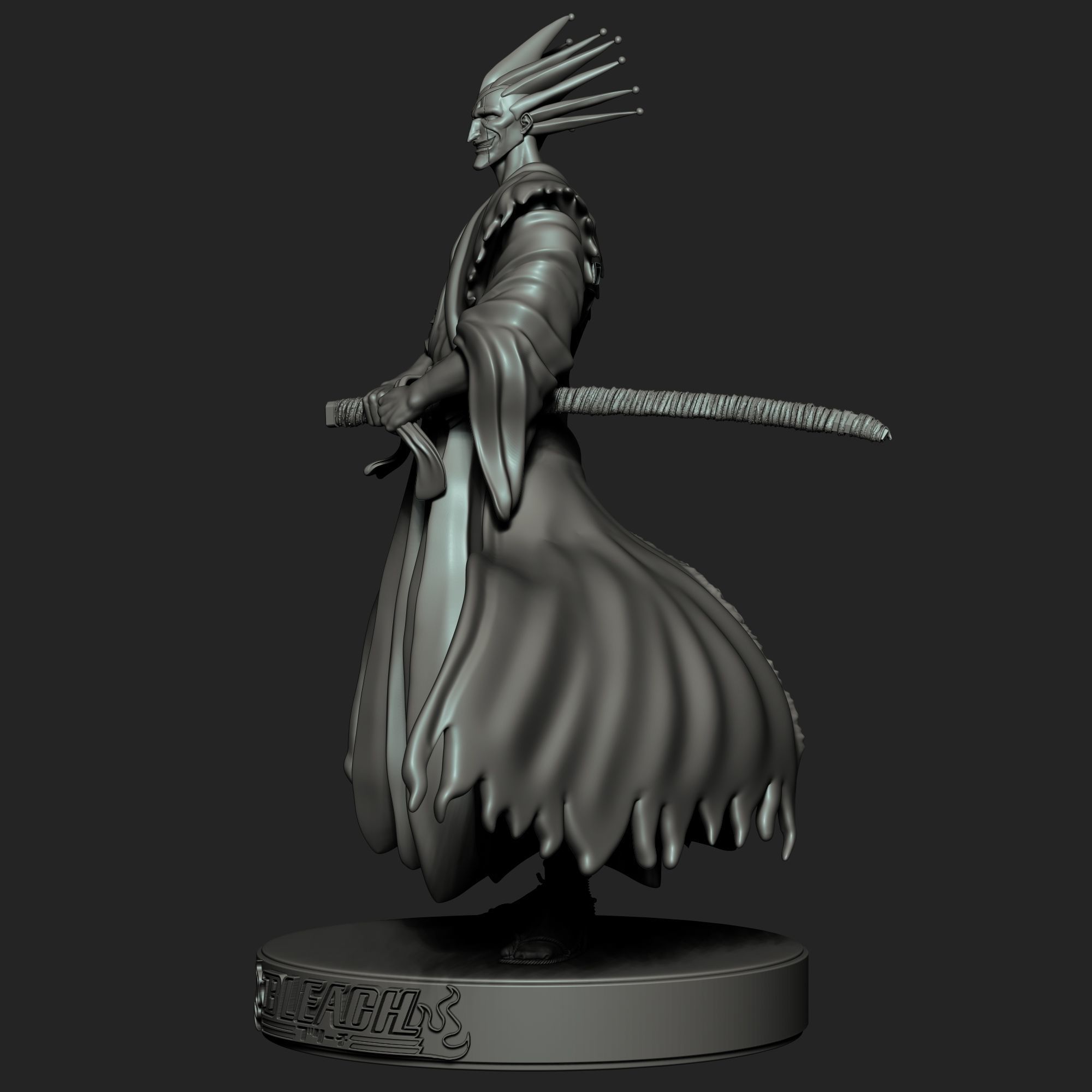 Zaraki Kenpachi Bleach 3D print model_7