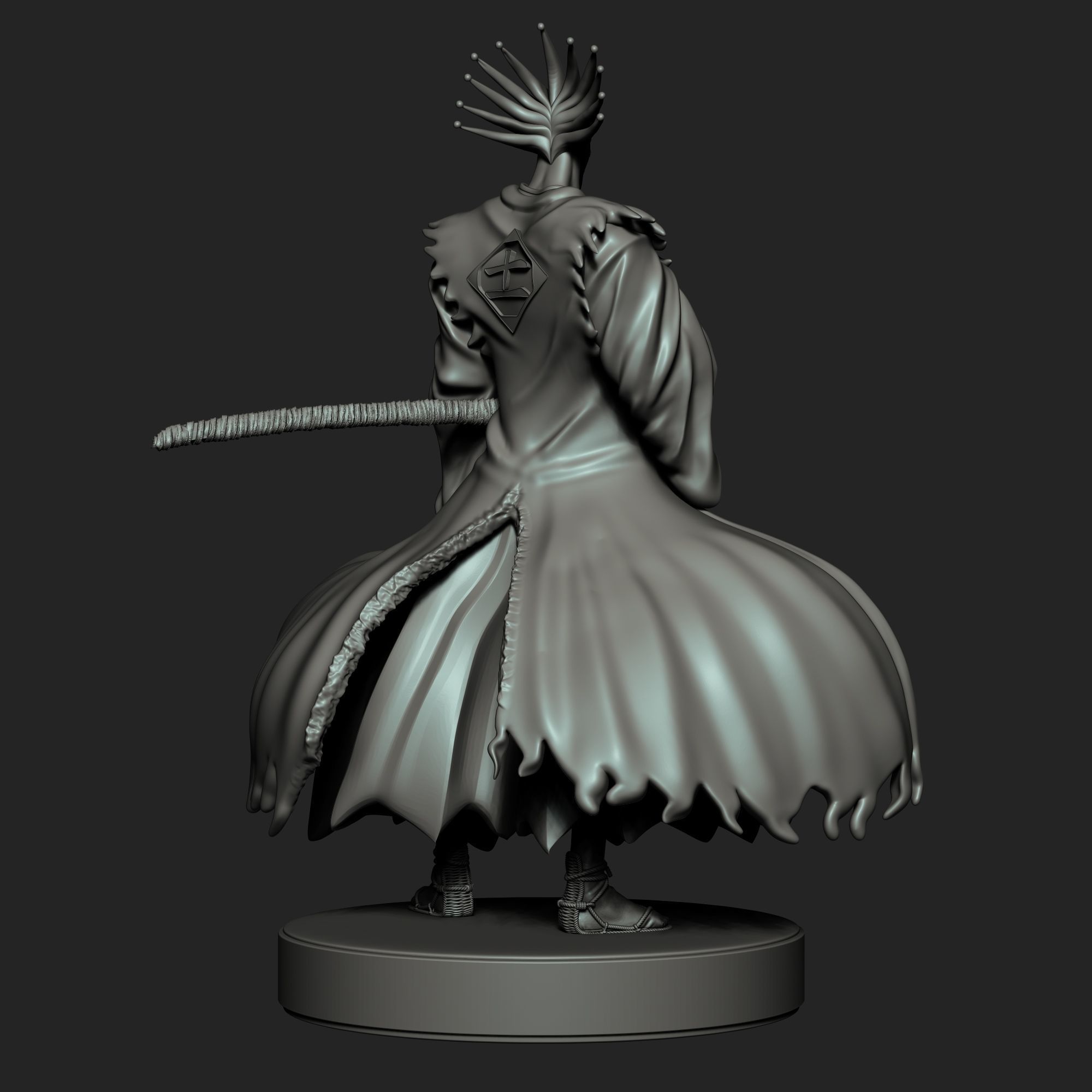 Zaraki Kenpachi Bleach 3D print model_8