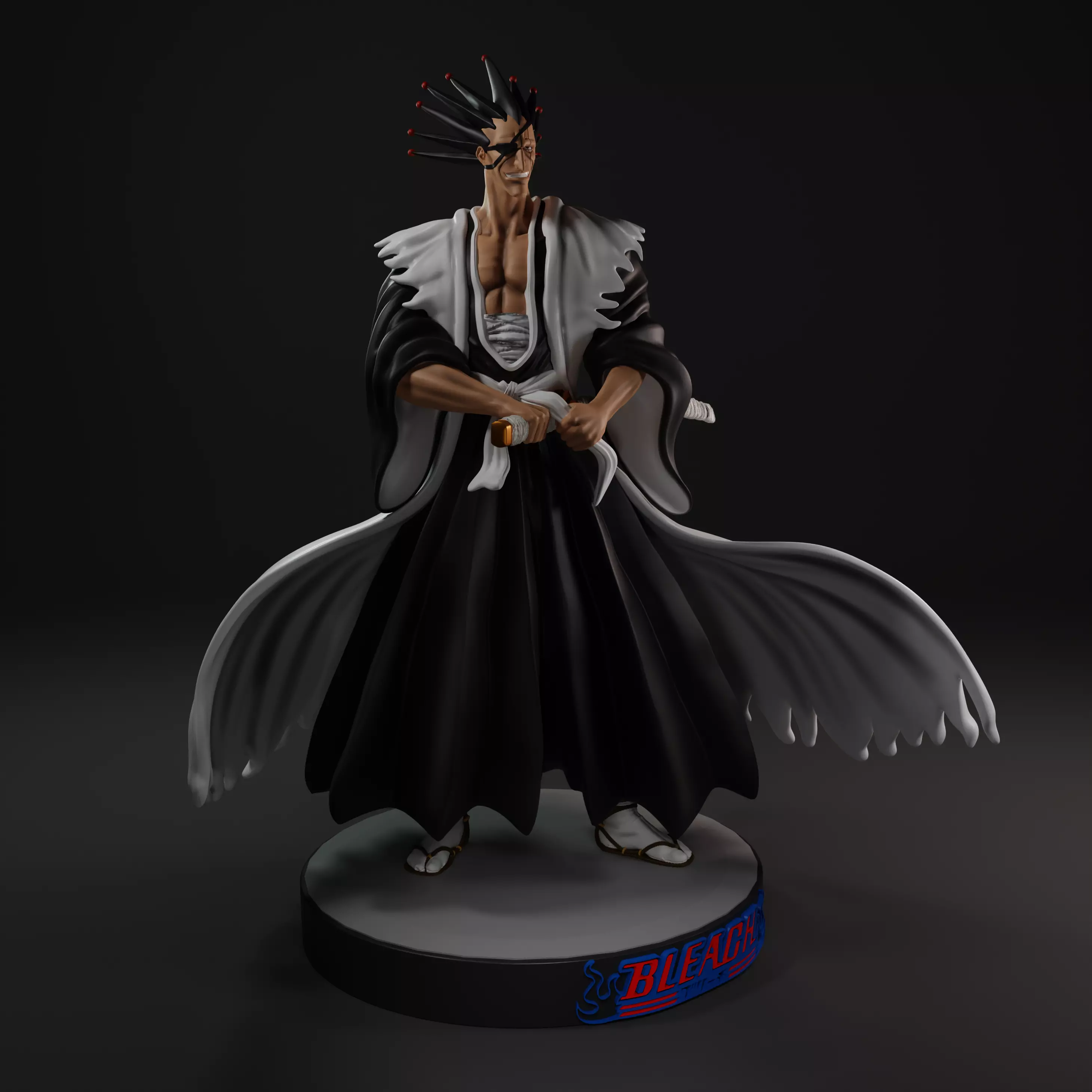 Zaraki Kenpachi Bleach 3D print model_0
