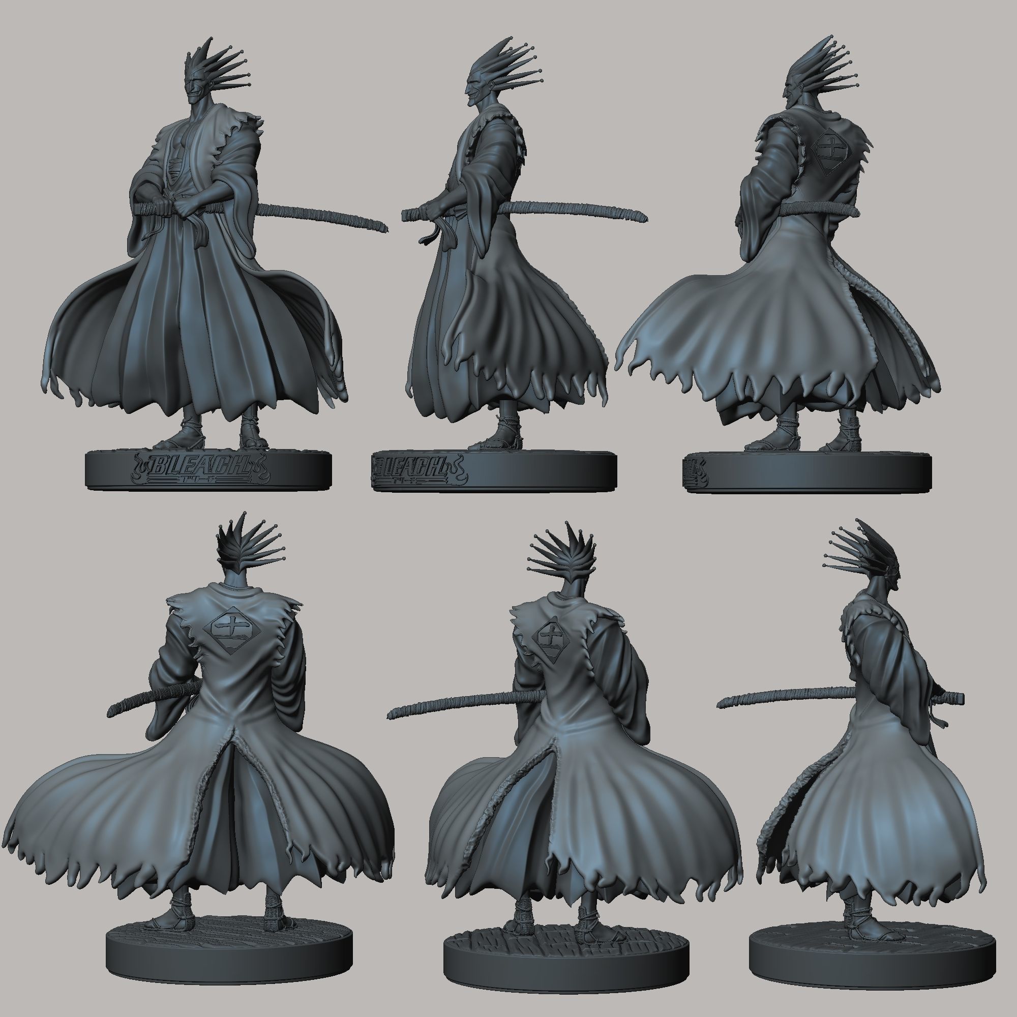 Zaraki Kenpachi Bleach 3D print model_5