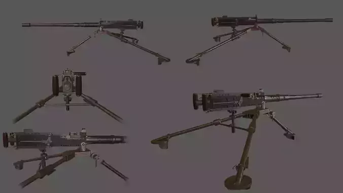 50 Cal - Game Ready Model