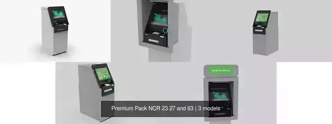 Premium Pack NCR 23 27 and 63 3D Model Collection