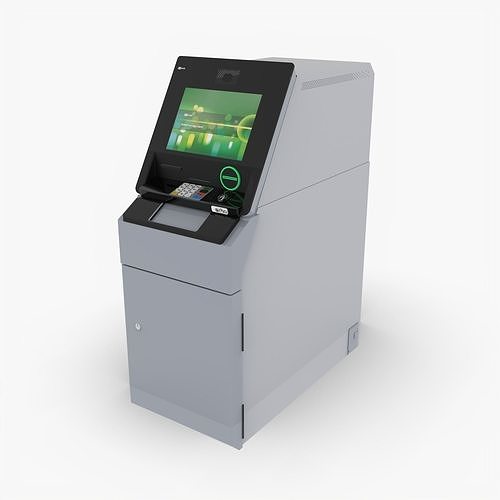  NCR SelfServ 83 atm s83 Cash Recycling Automated Teller Machine 3D model
