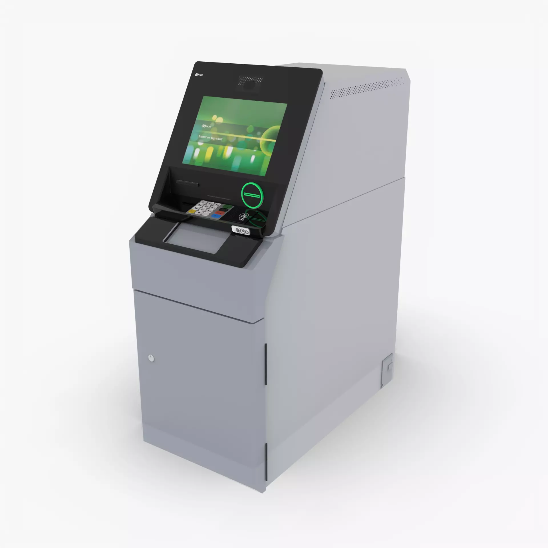 NCR SelfServ 83 atm s83 Cash Recycling Automated Teller Machine 3D model_0
