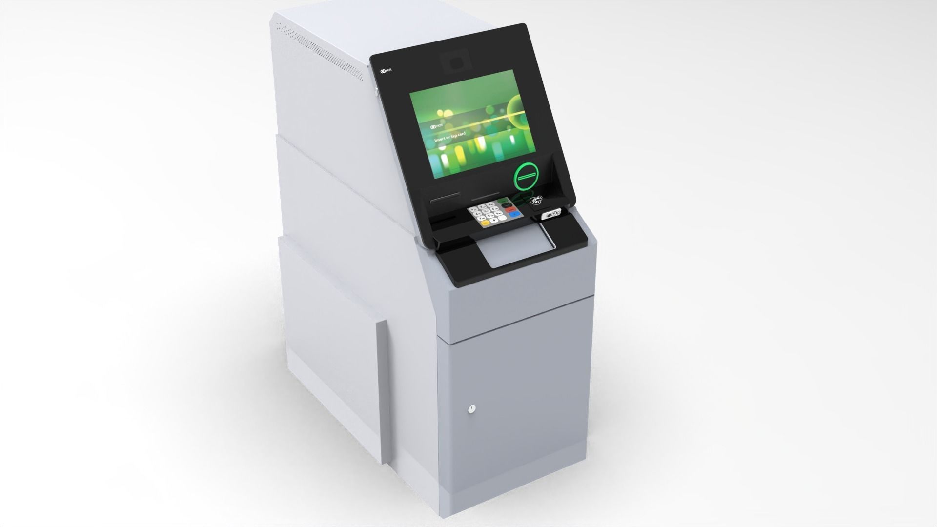  NCR SelfServ 83 atm s83 Cash Recycling Automated Teller Machine 3D model_2