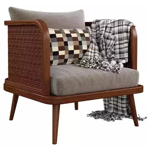 arm chair outdoor 3D model