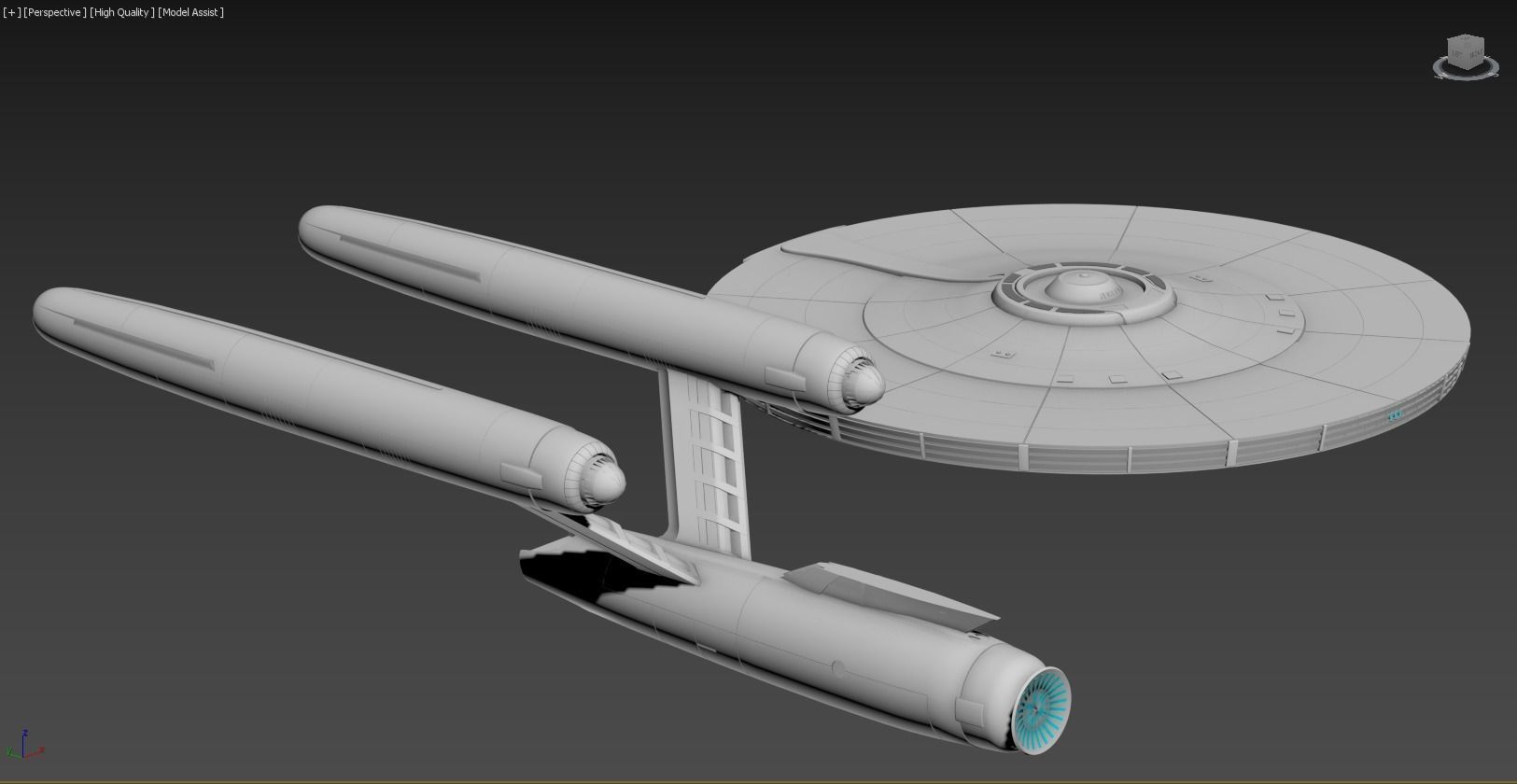 Star Trek Kelvinprise 3D Model 3D model_11