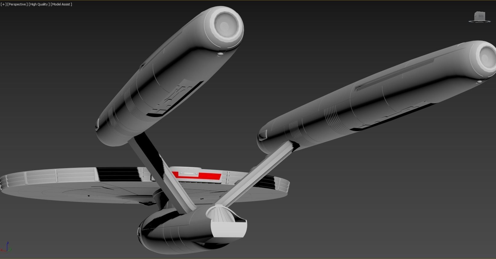 Star Trek Kelvinprise 3D Model 3D model_10