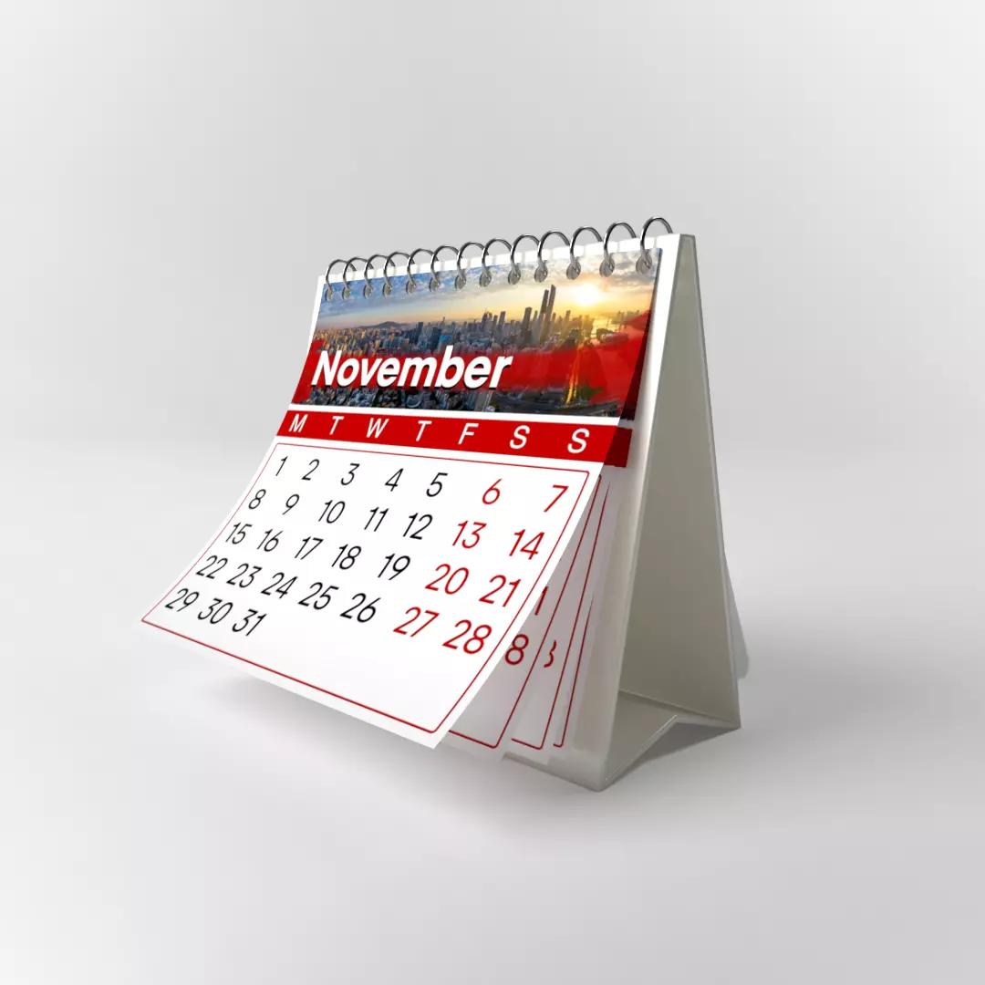 Table Calendar Free 3D model_0