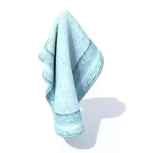 Pale Blue Washcloth