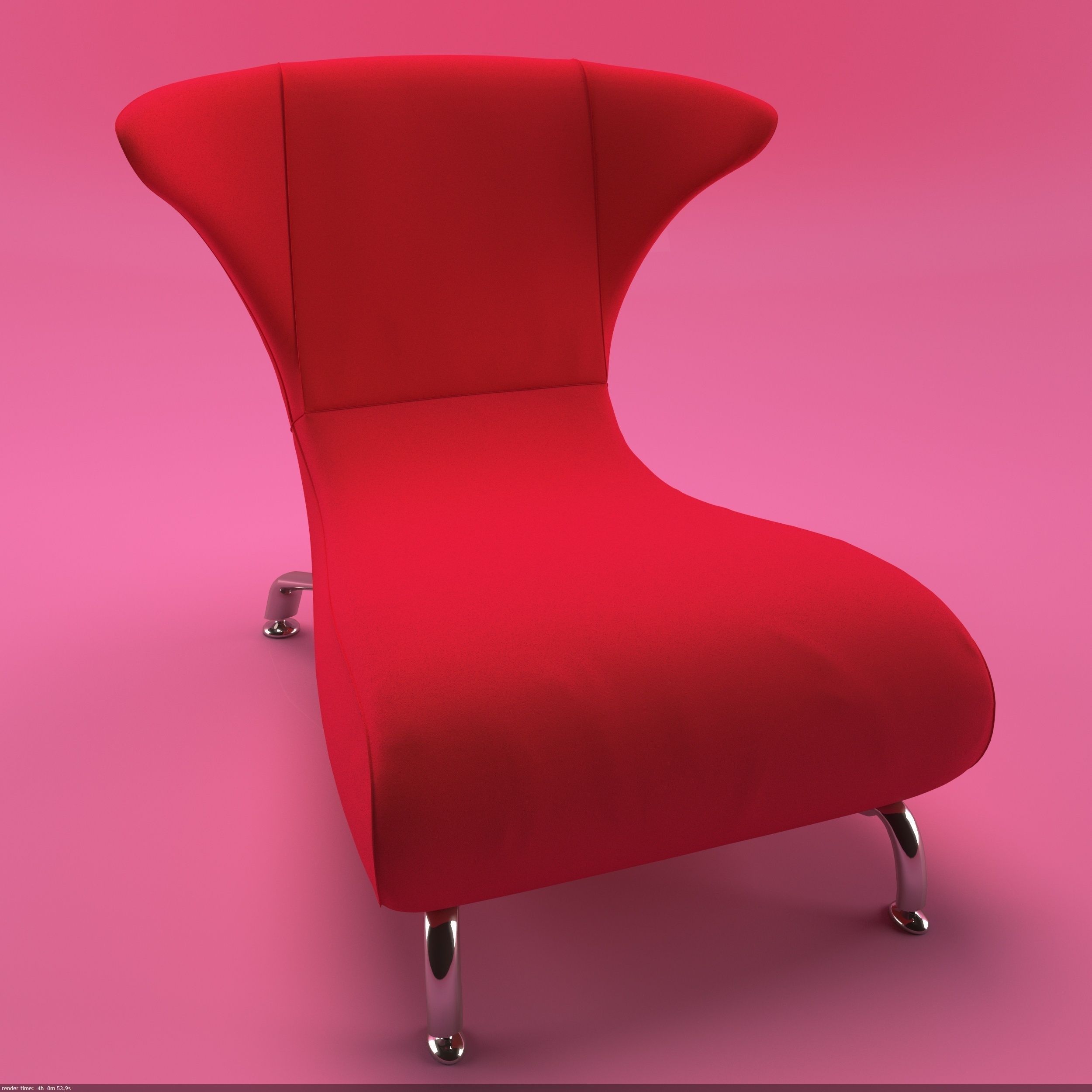 Armchair Giovannetti 3D model_3