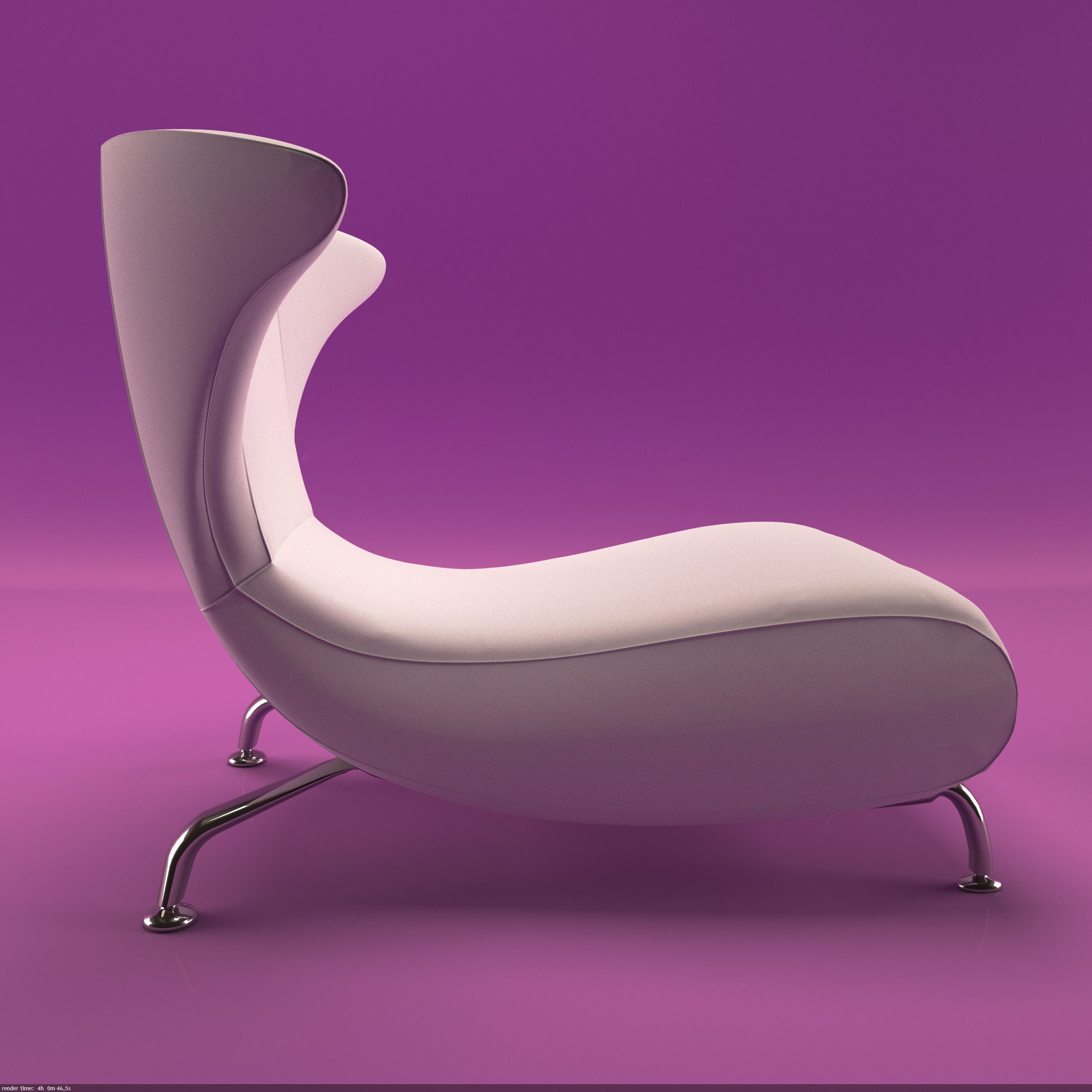 Armchair Giovannetti 3D model_4