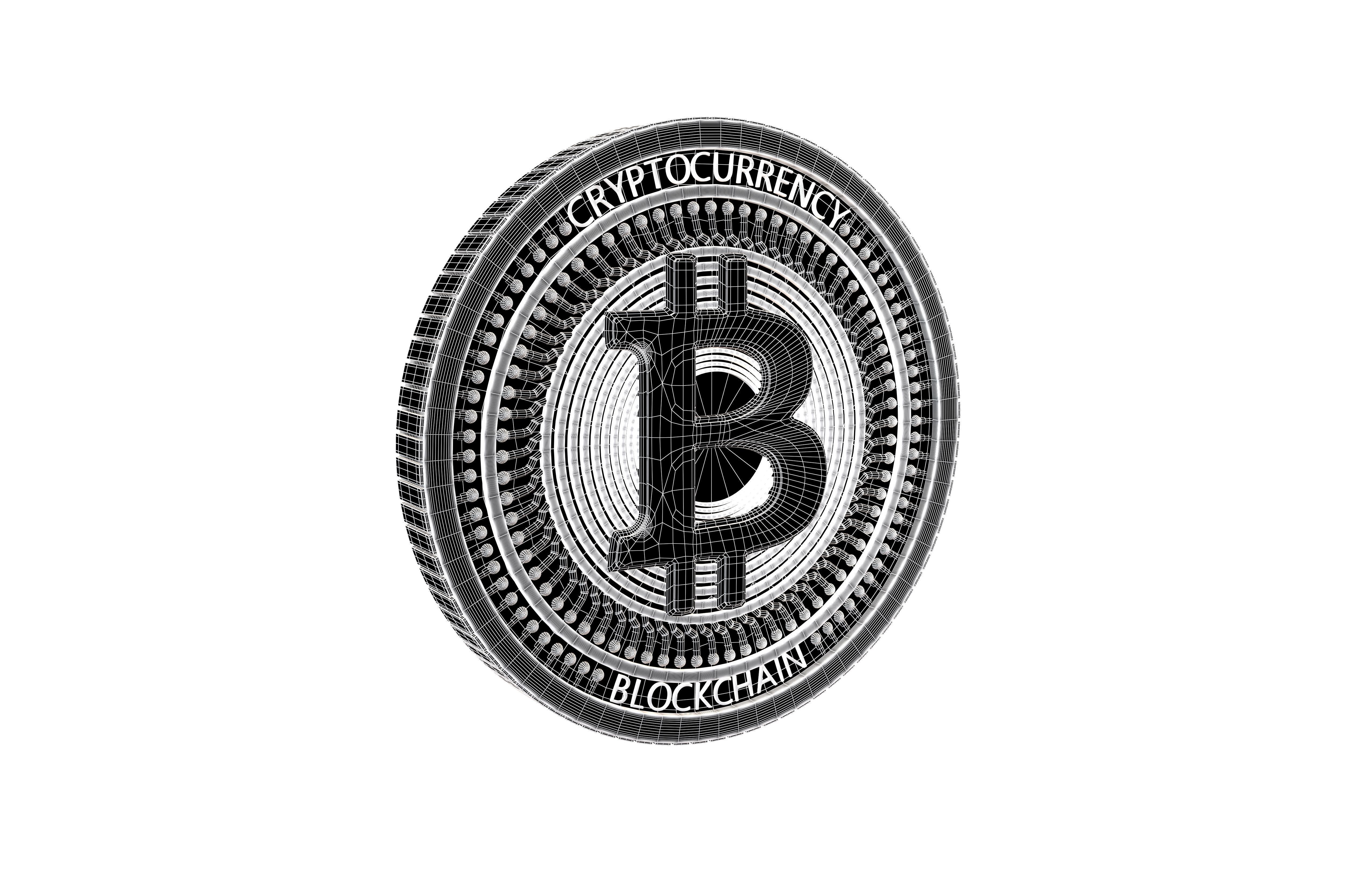 Bitcoin v5 001 3D model_11