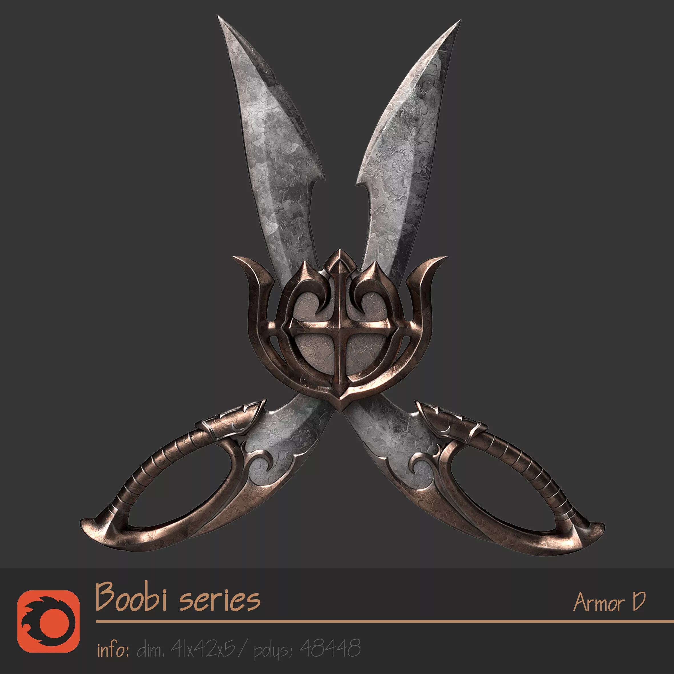 Boobi series - Armor D 3D model