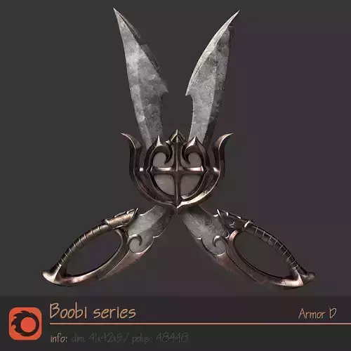 Boobi series - Armor D 3D model