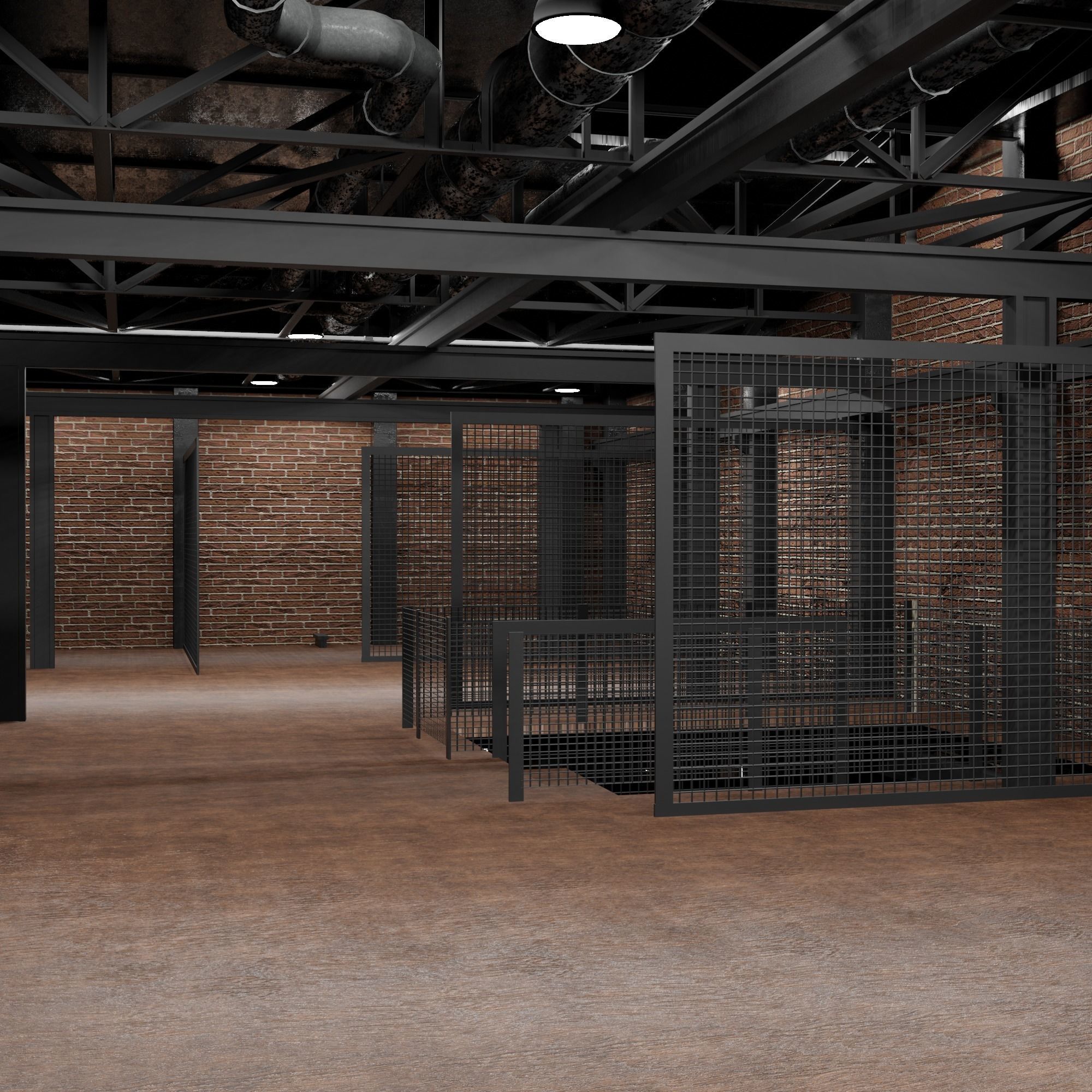 Loft Interior 3D model_5