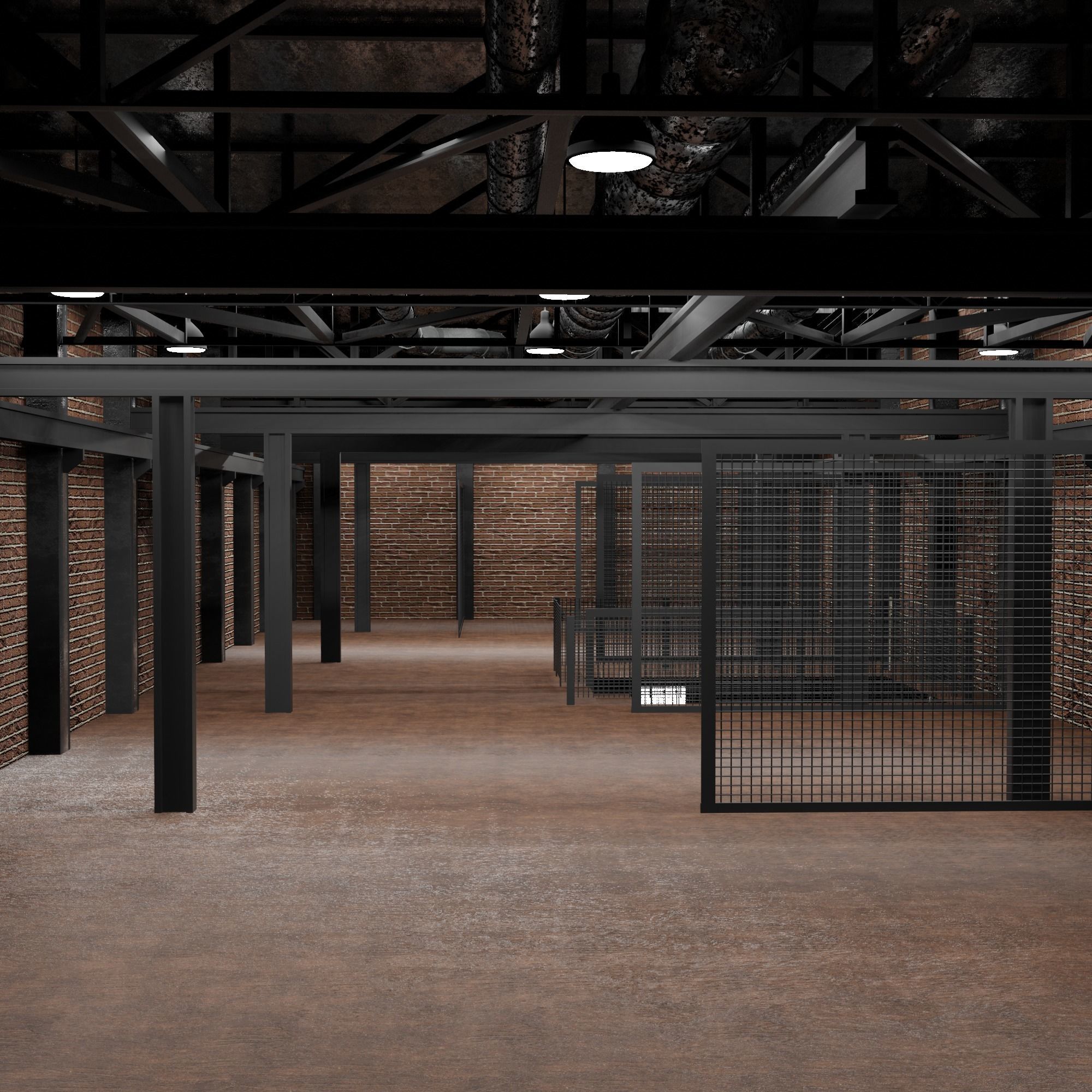 Loft Interior 3D model_10