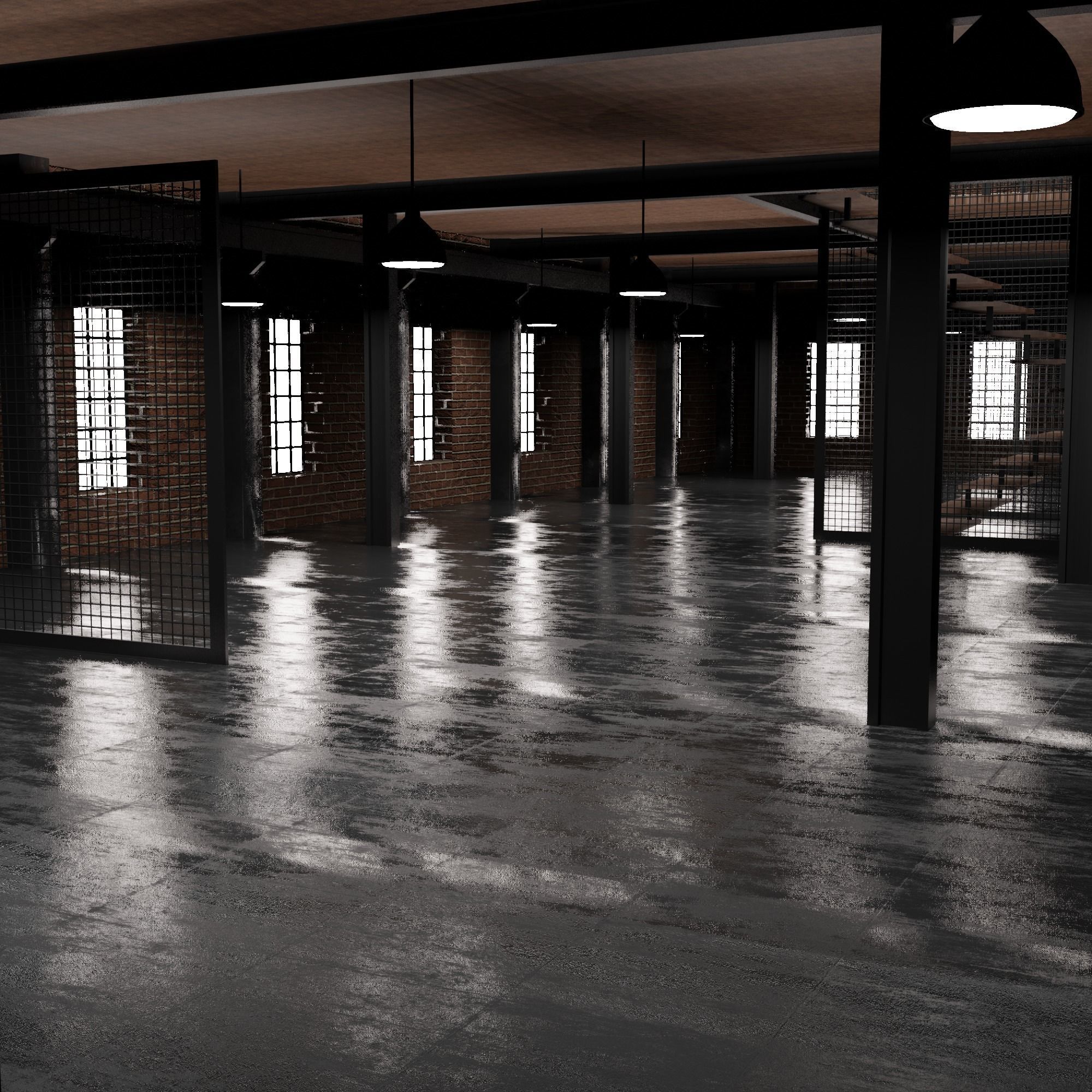 Loft Interior 3D model_7