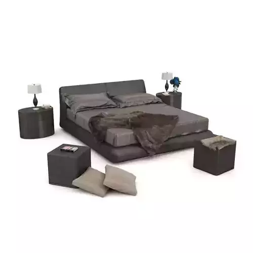 Dark Bedroom Furniture Set