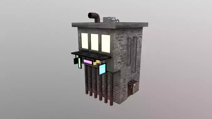 Cyberpunk City - Building 33