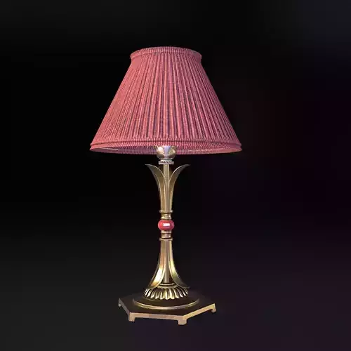 Antique  Table lamp PBR Lowpoly