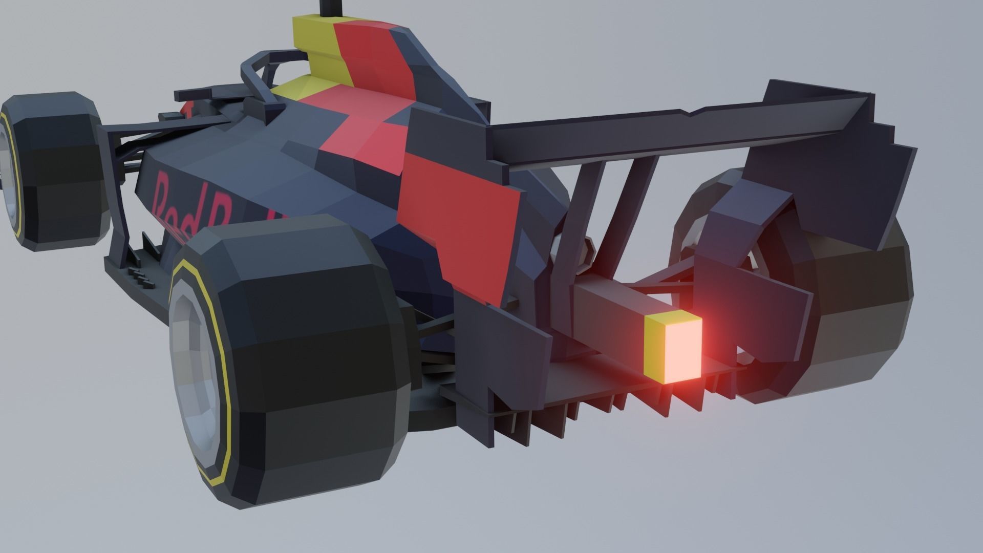 F1 cars 2021 pack Low-poly 3D model_49