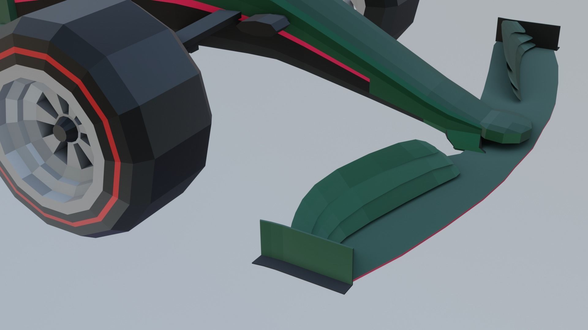 F1 cars 2021 pack Low-poly 3D model_37