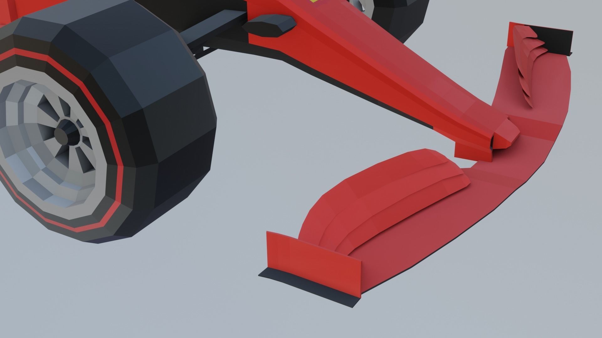 F1 cars 2021 pack Low-poly 3D model_39