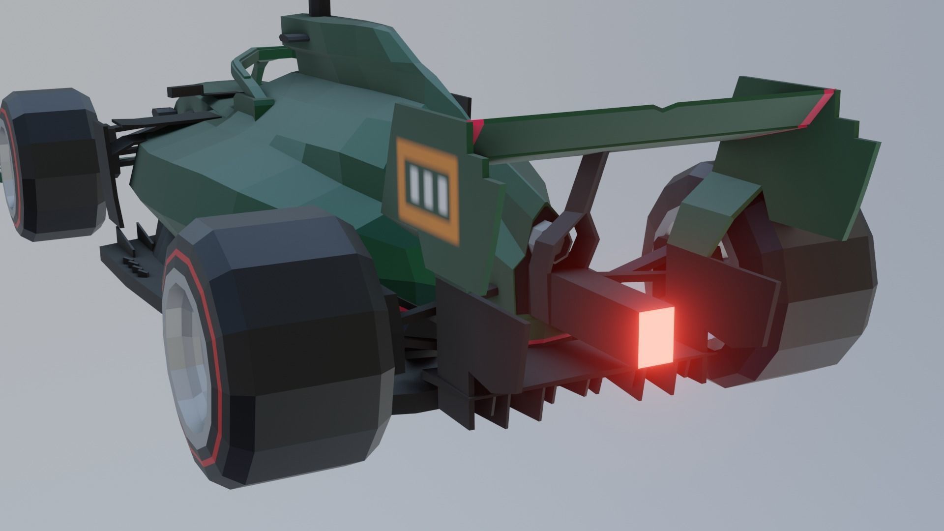 F1 cars 2021 pack Low-poly 3D model_42