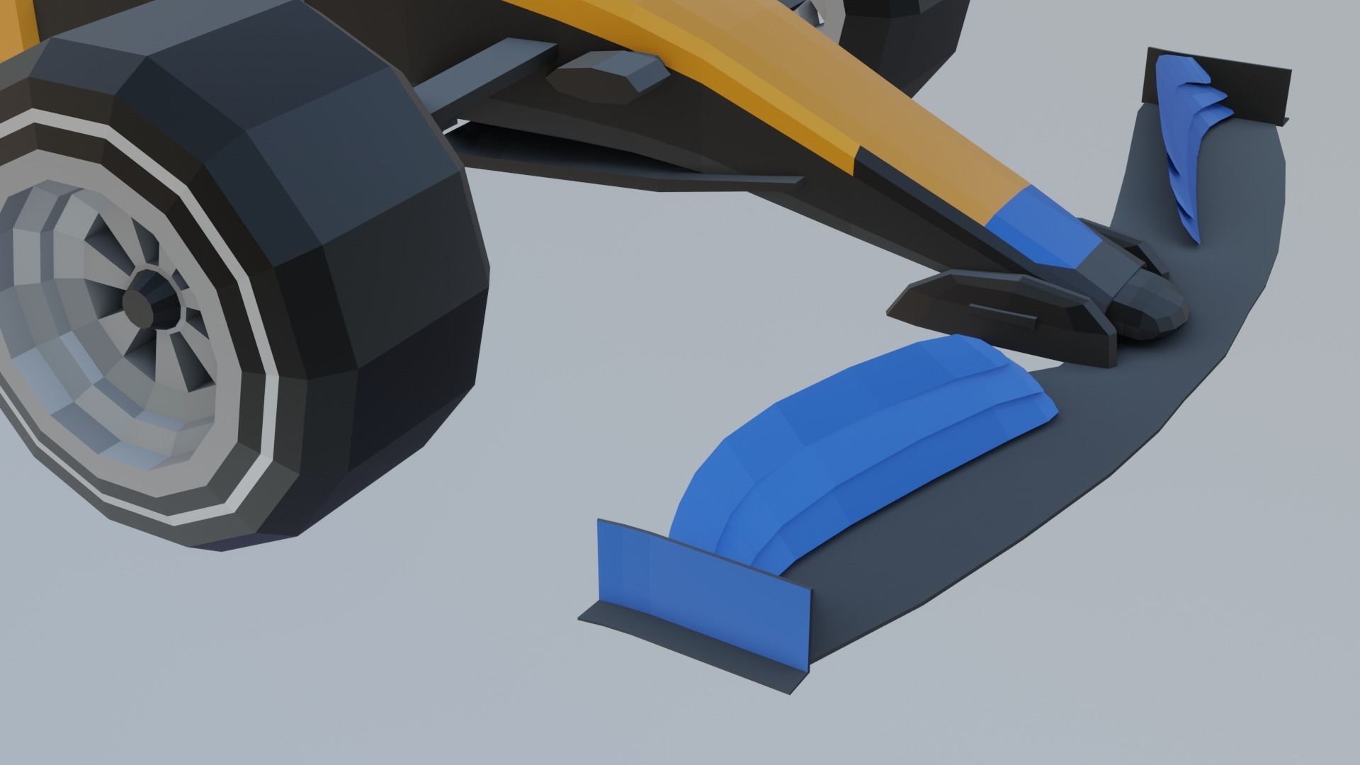 F1 cars 2021 pack Low-poly 3D model_36