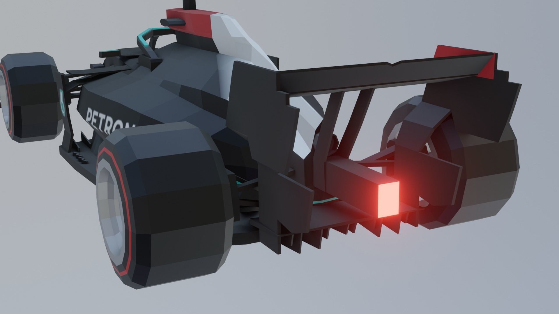 F1 cars 2021 pack Low-poly 3D model_43