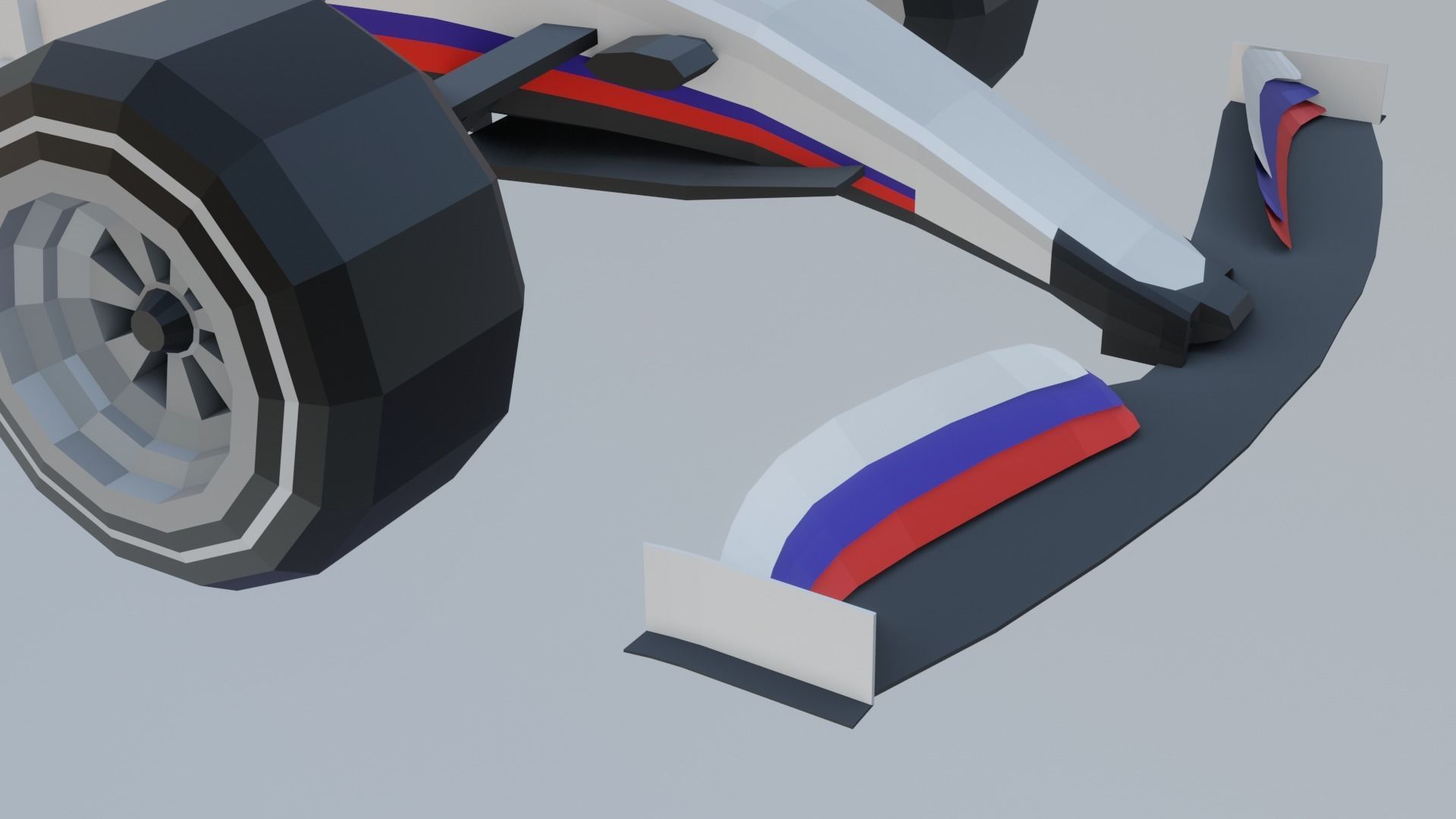 F1 cars 2021 pack Low-poly 3D model_35