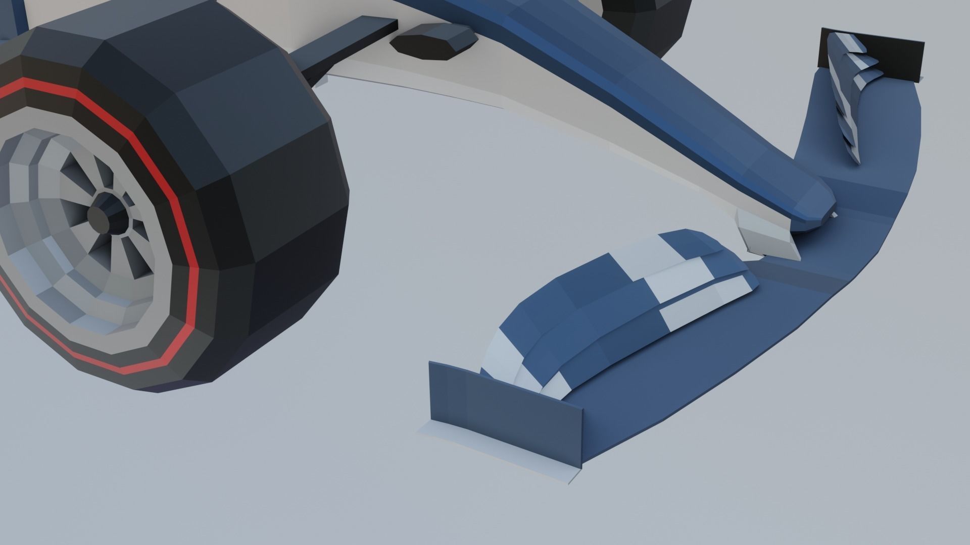 F1 cars 2021 pack Low-poly 3D model_34