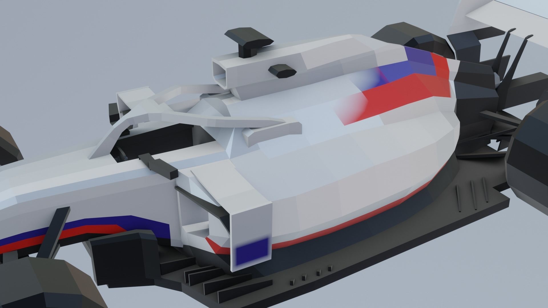 F1 cars 2021 pack Low-poly 3D model_23