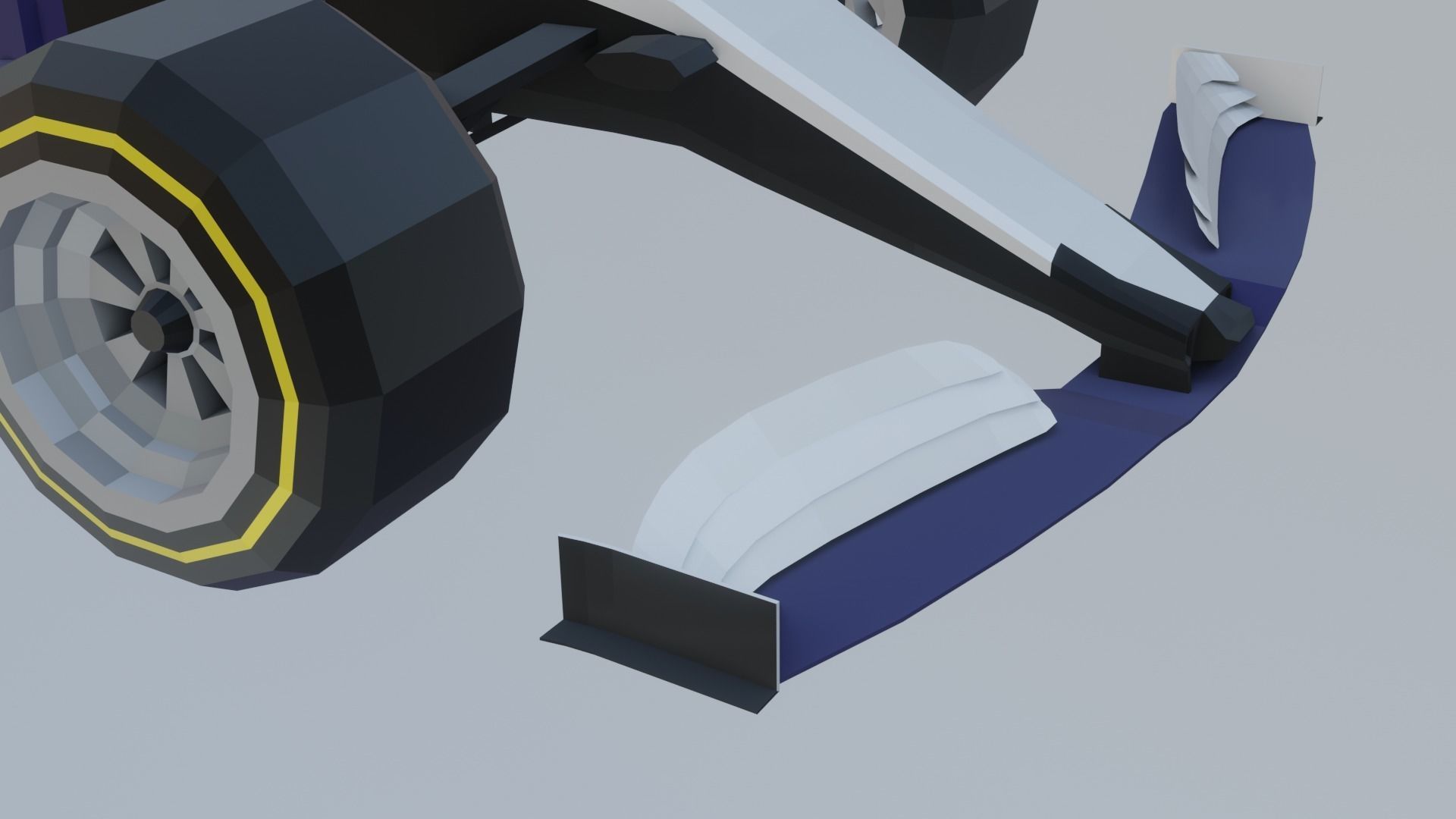 F1 cars 2021 pack Low-poly 3D model_40