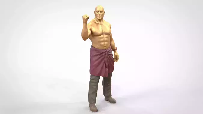 N1 F9 Luke Hobbs Dwayne Johnson in Hobbs and Shaw 3D print model