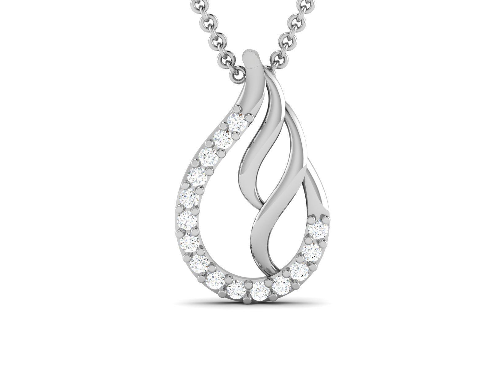 Women pendant 3dm render detail 3D print model_3