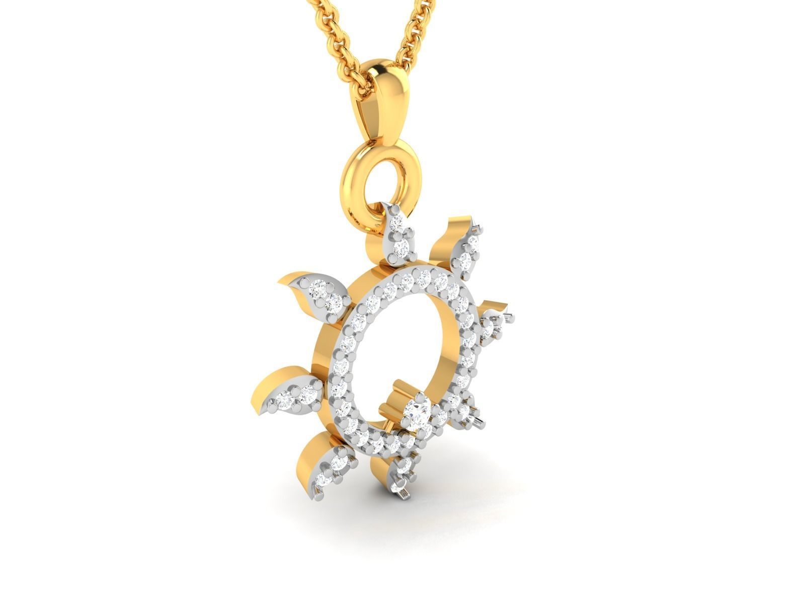 Women pendant 3dm render detail 3D print model_3