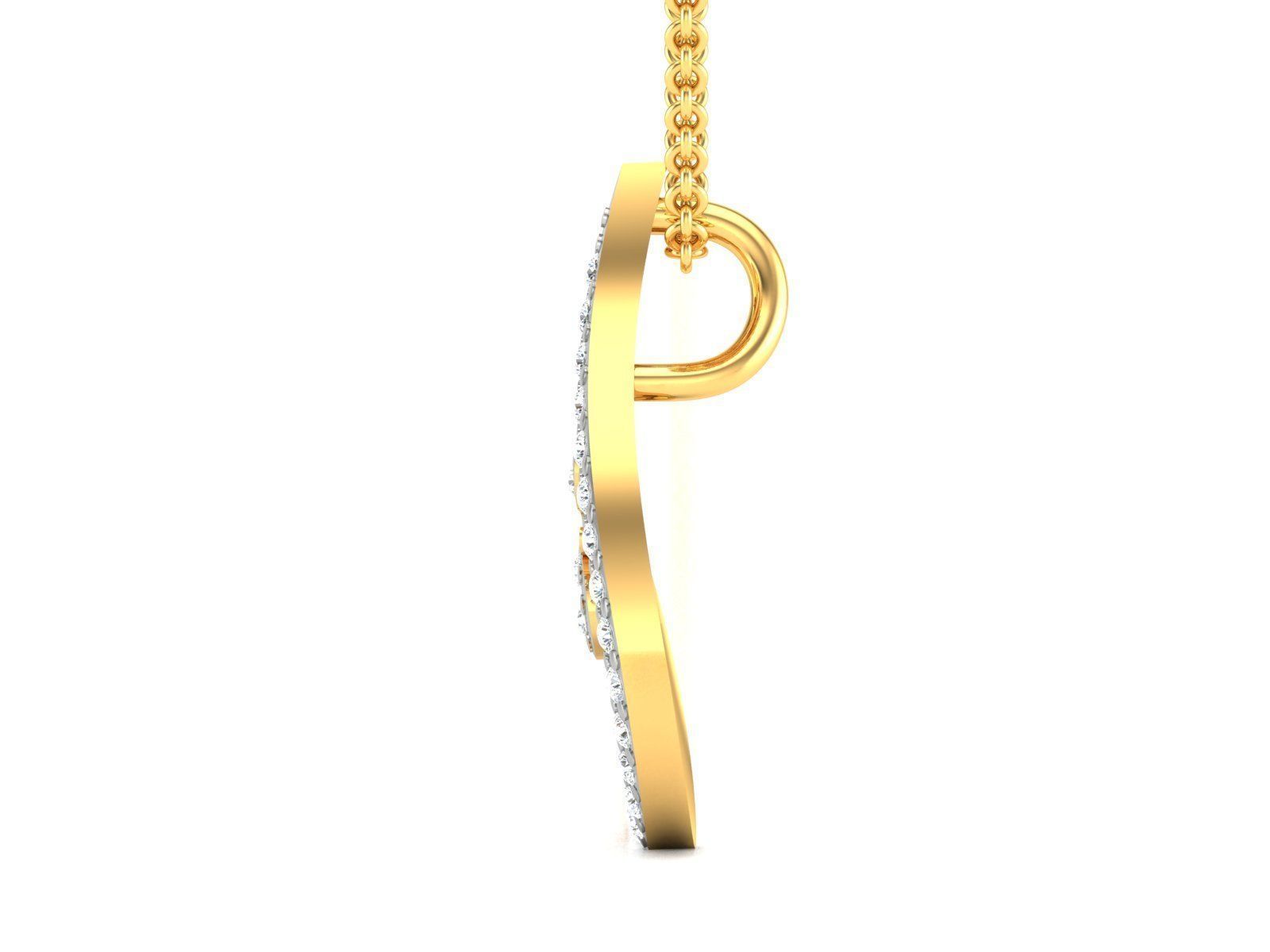 Women pendant 3dm render detail 3D print model_5