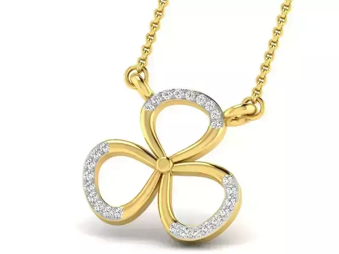 Women pendant 3dm render detail