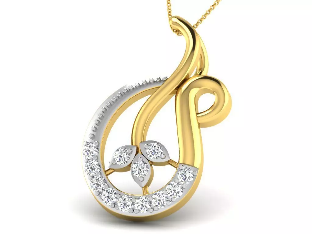 Women pendant 3dm render detail 3D print model_0